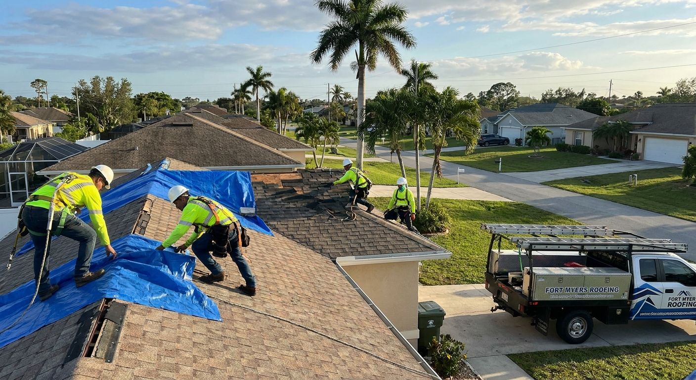 Emergency roof repair in Fort Myers