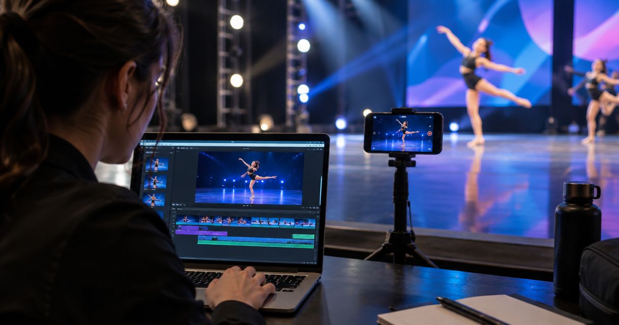 AI reel generation for dance competition highlight videos
