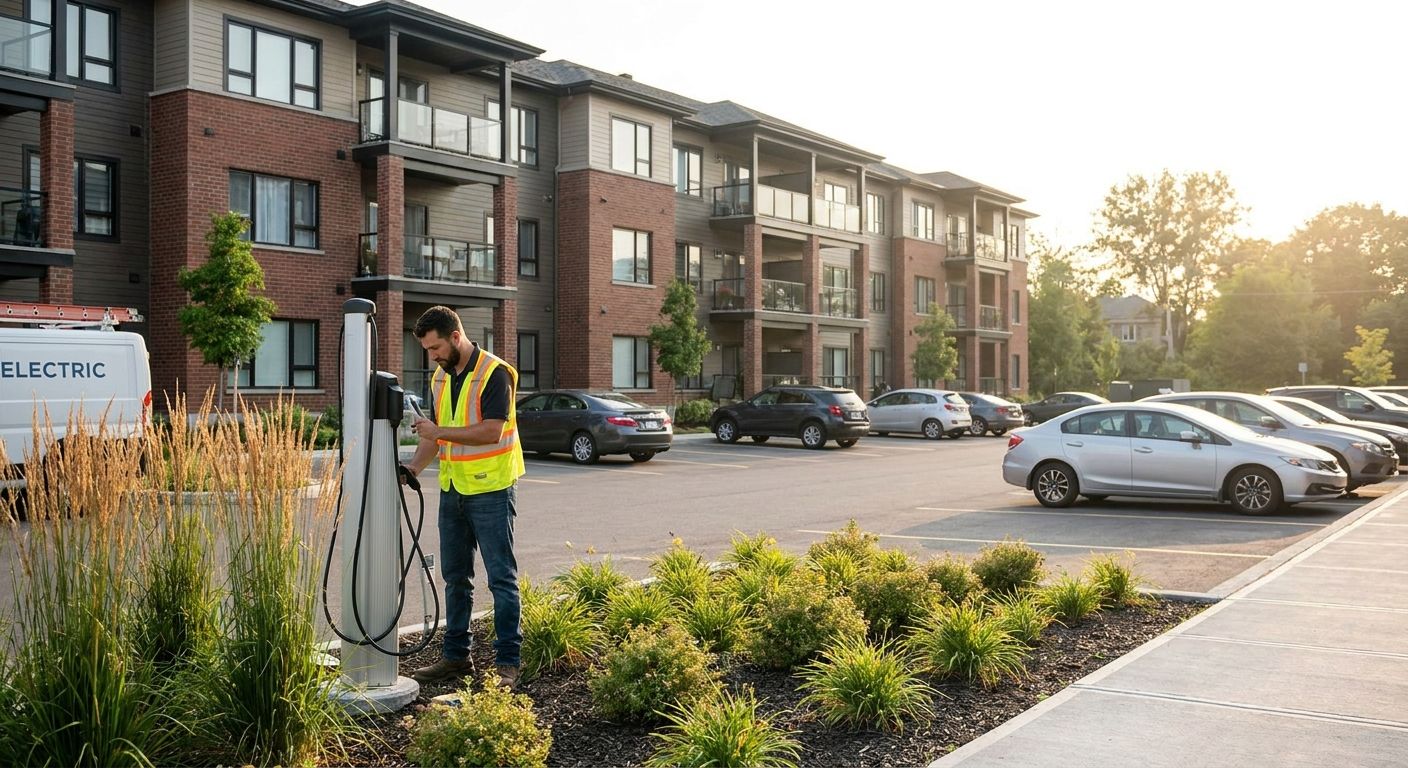 EV charger installation for condos and HOA communities
