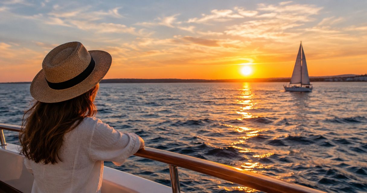 How long does a Hamptons sunset cruise last?