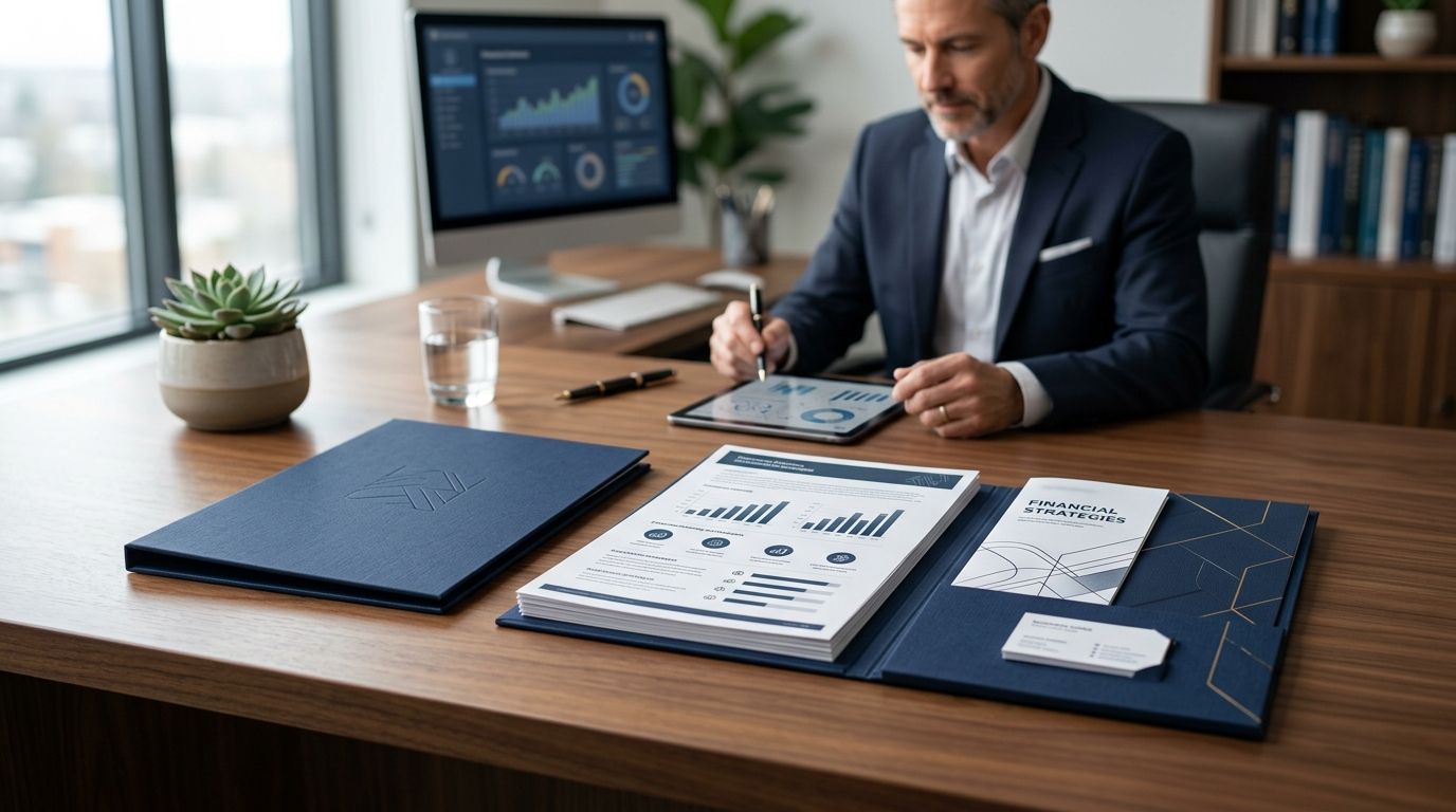 Presentation folders for financial advisors