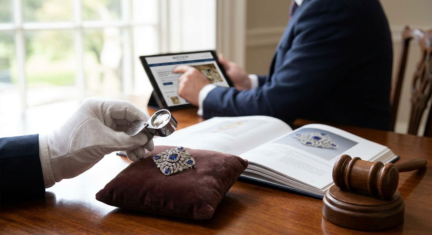 How to avoid overbidding on estate jewelry auctions