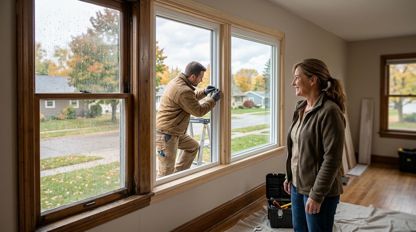 When is window replacement worth it in Eau Claire?