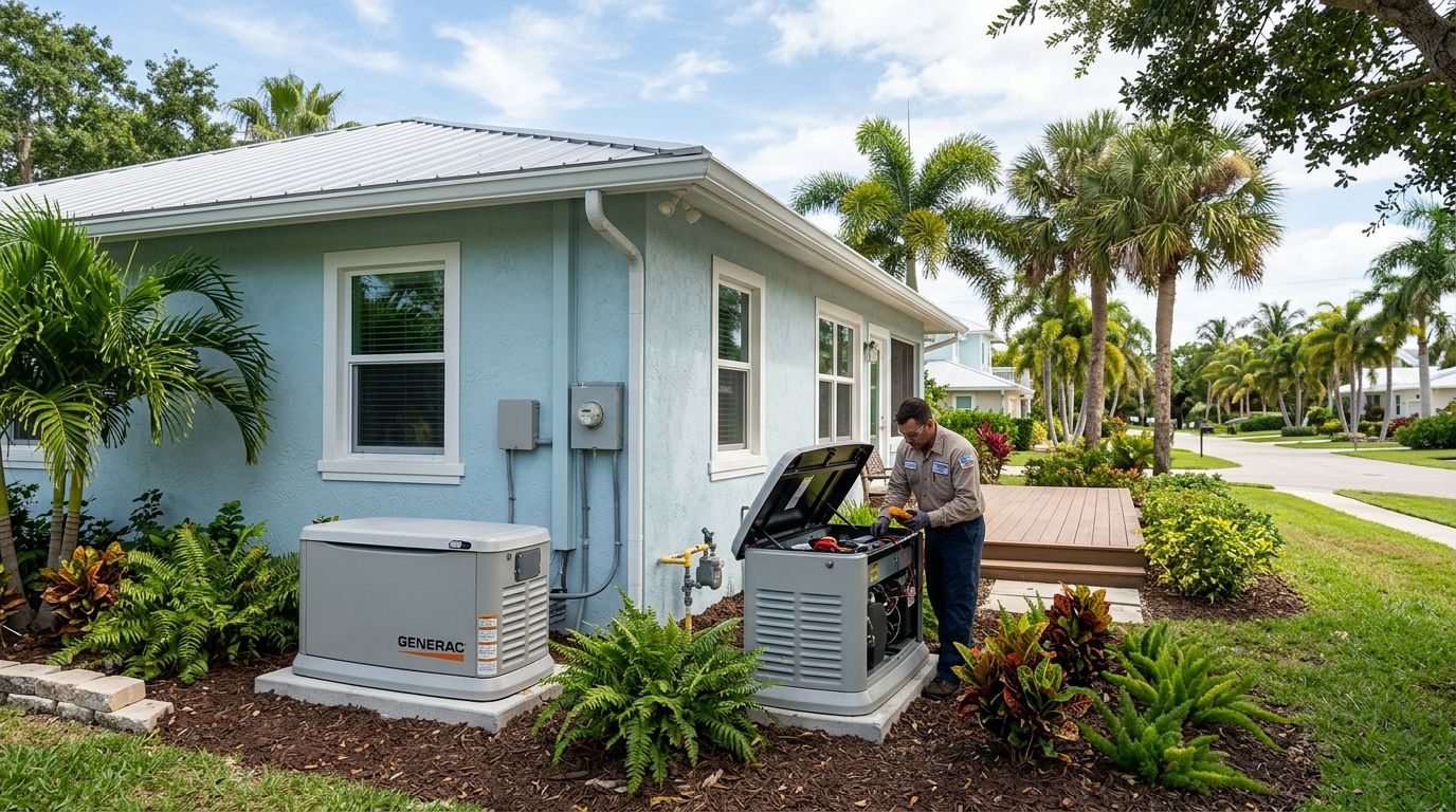Standby generators for Treasure Coast rental property owners