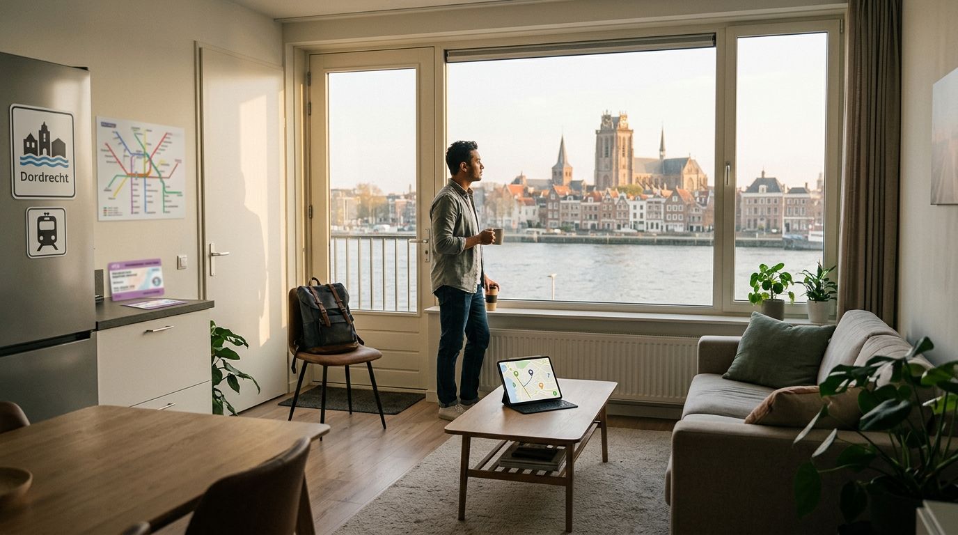 Apartments for rent in Dordrecht for cross-border commuters