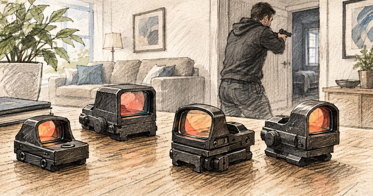 Best red dot sights for home defence in 2026
