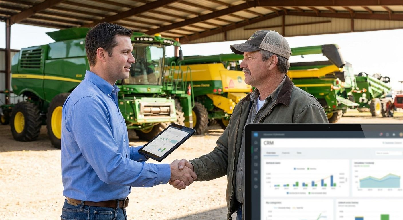 Lead generation for agricultural equipment manufacturers