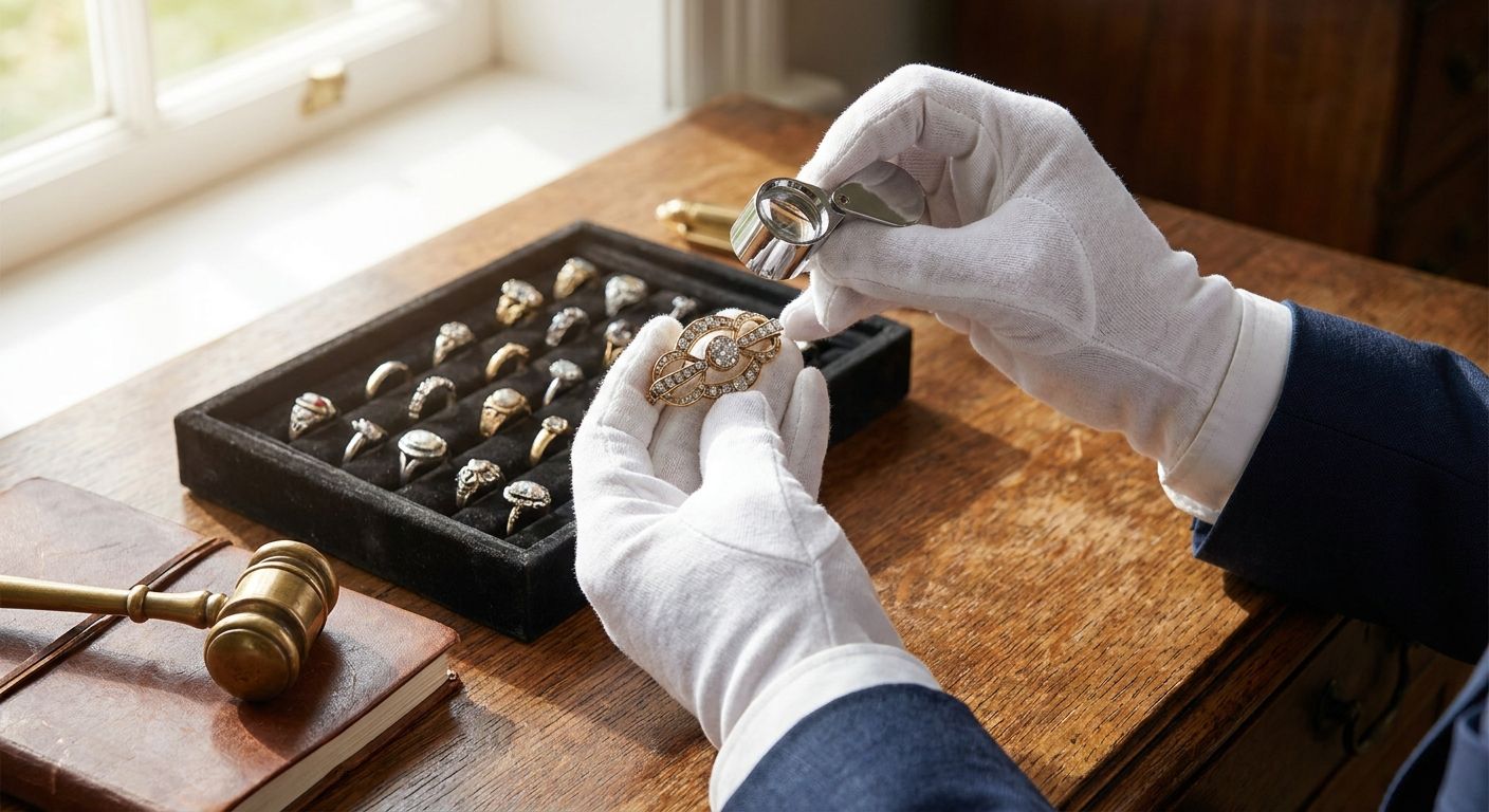 How to appraise estate jewelry before bidding