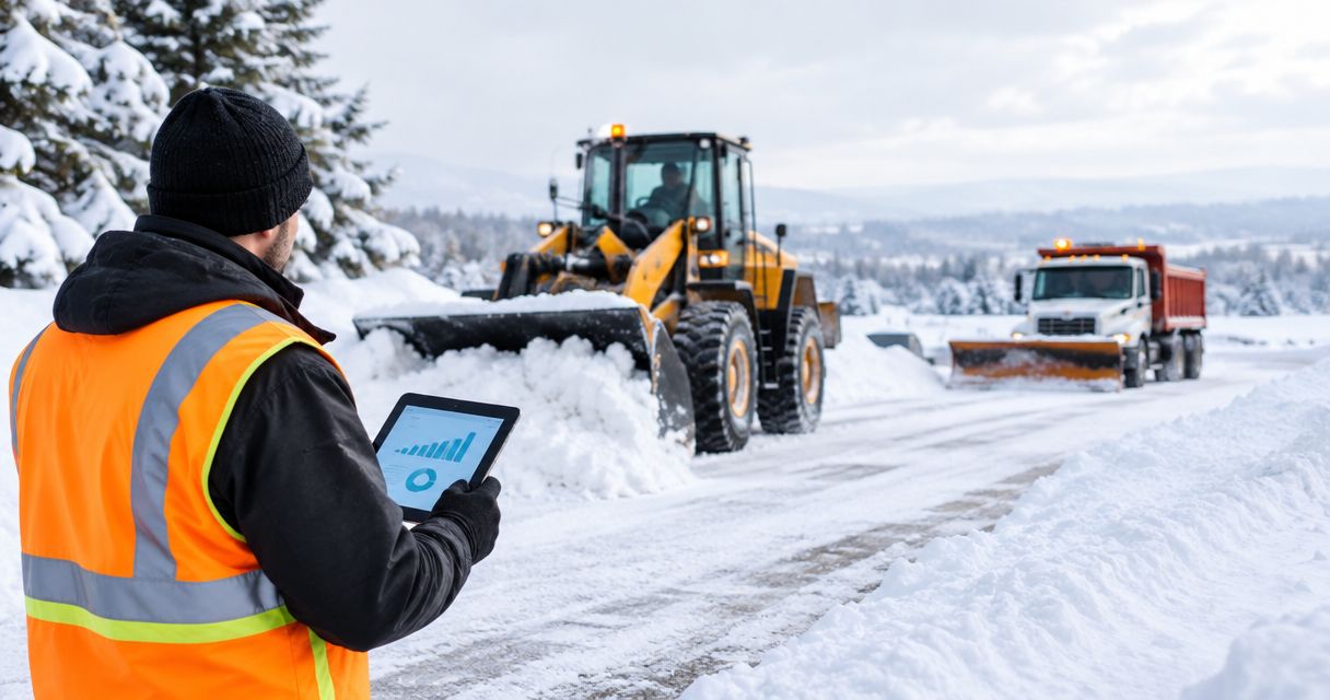 Snow removal labor rate benchmarks by equipment type 2026