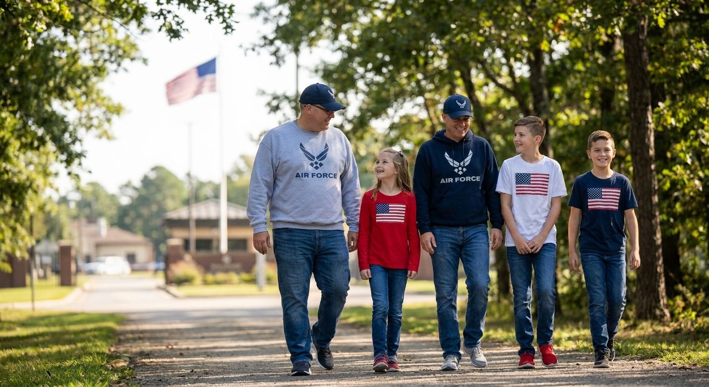 Patriotic apparel for Air Force families