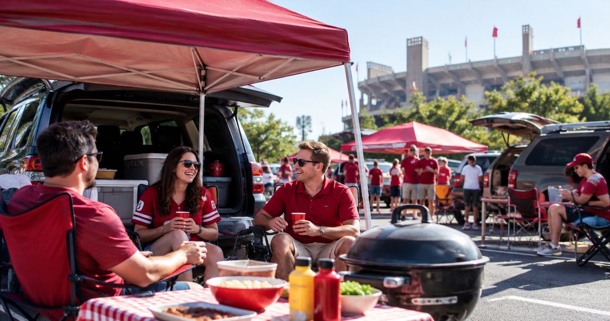 Best shaded parking spots for IU football tailgates