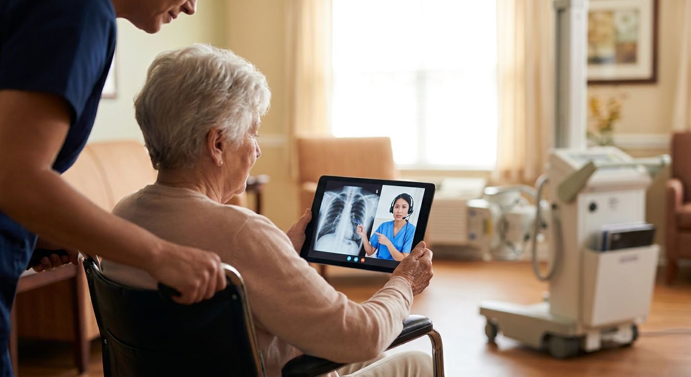 Teleradiology services for nursing homes