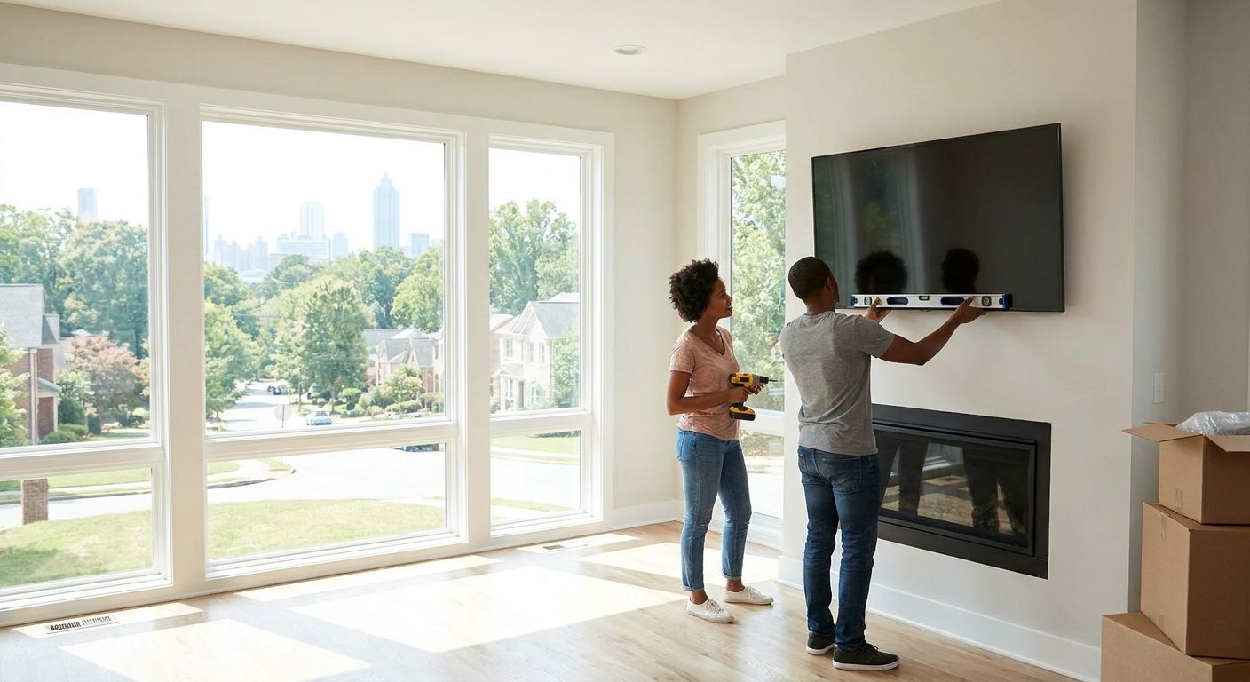 TV mounting for new homeowners in metro Atlanta
