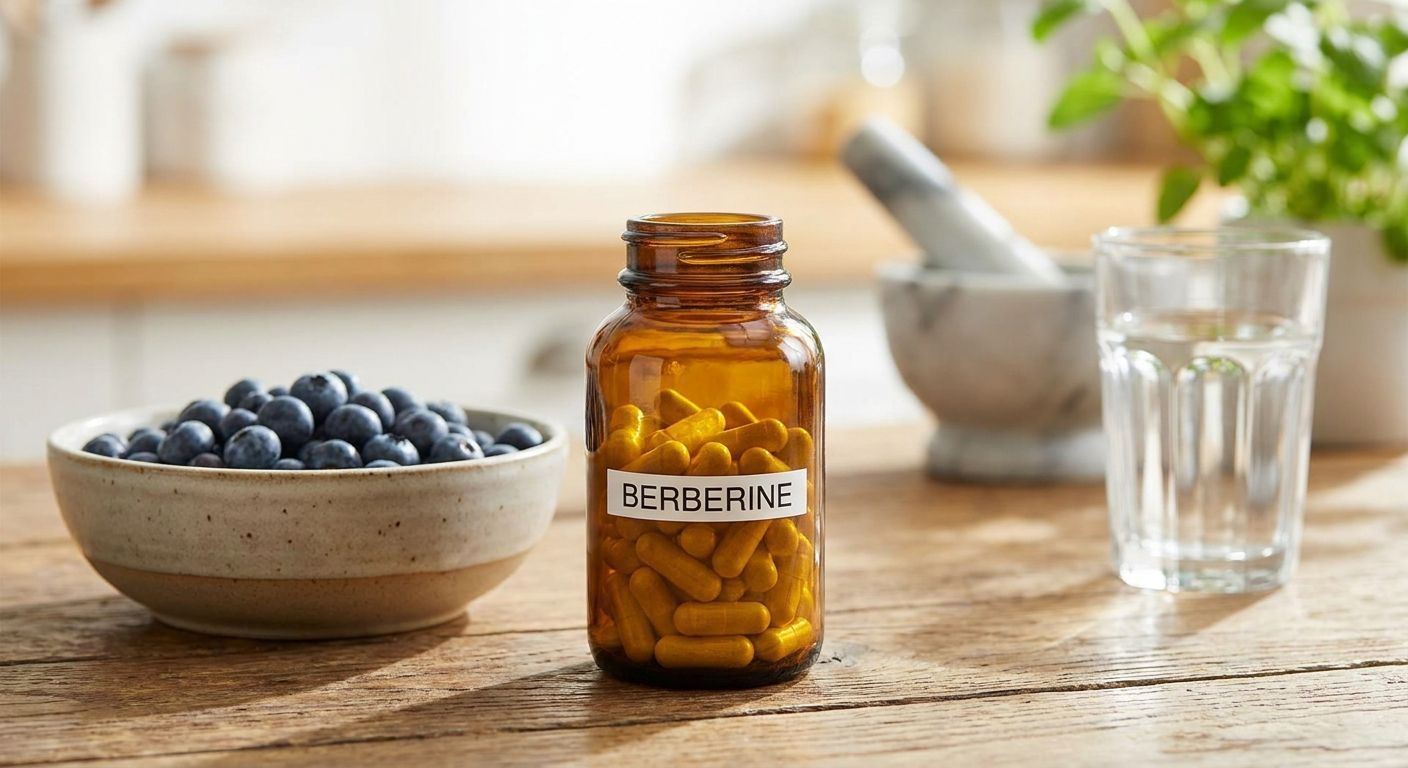 Berberine supplement for SIBO support