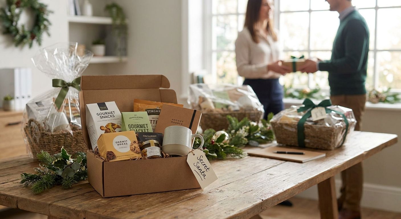 Gift hampers for Secret Santa office gifting