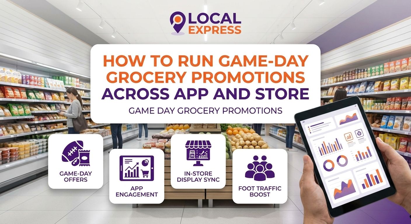 How to run game-day grocery promotions across app and store