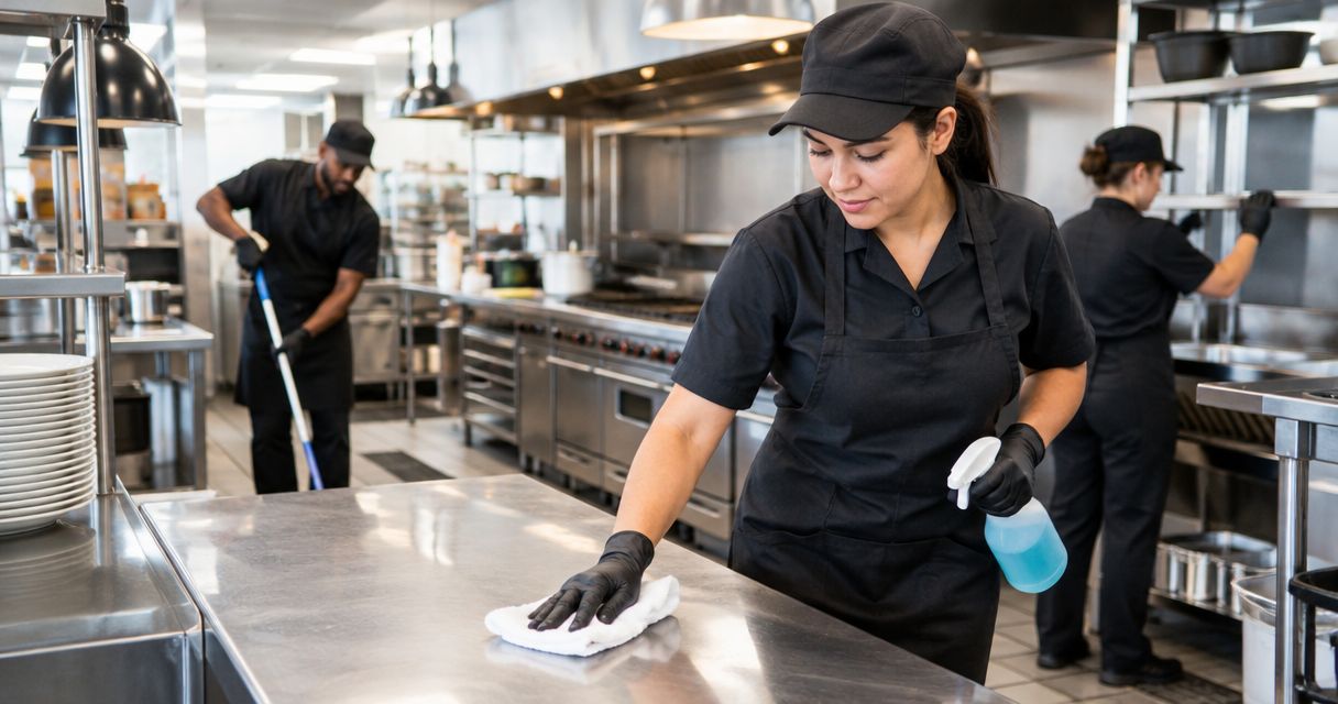 Commercial cleaning for restaurants and food service businesses: complete 2026 guide