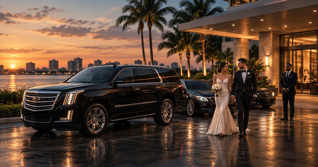 Best wedding transportation options for West Palm Beach couples