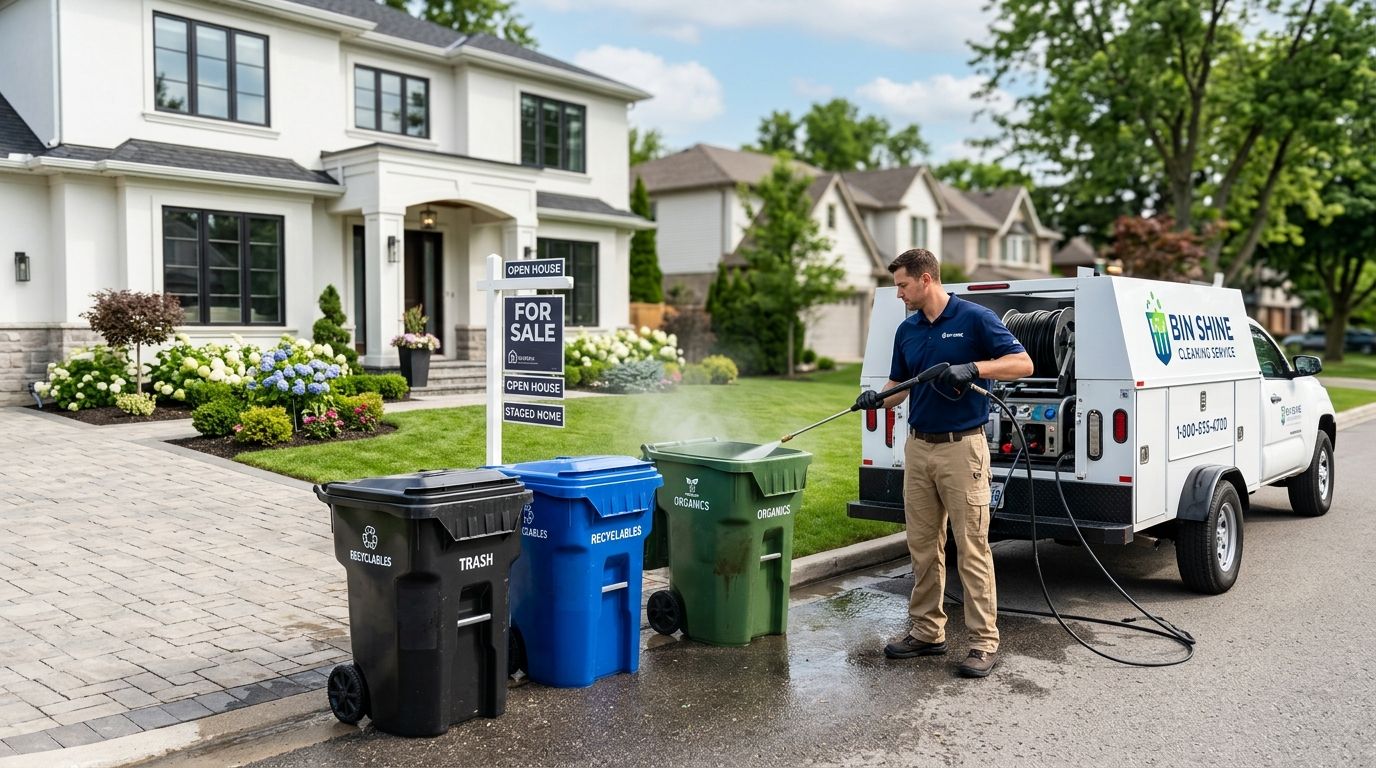 Best trash bin cleaning service for realtors staging listings
