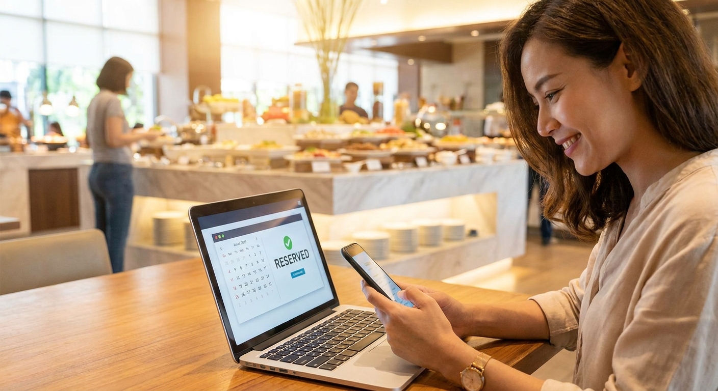 How to book buffet restaurant early