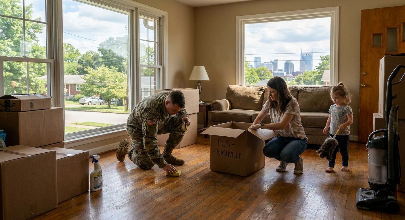 House cleaning for military families during PCS moves