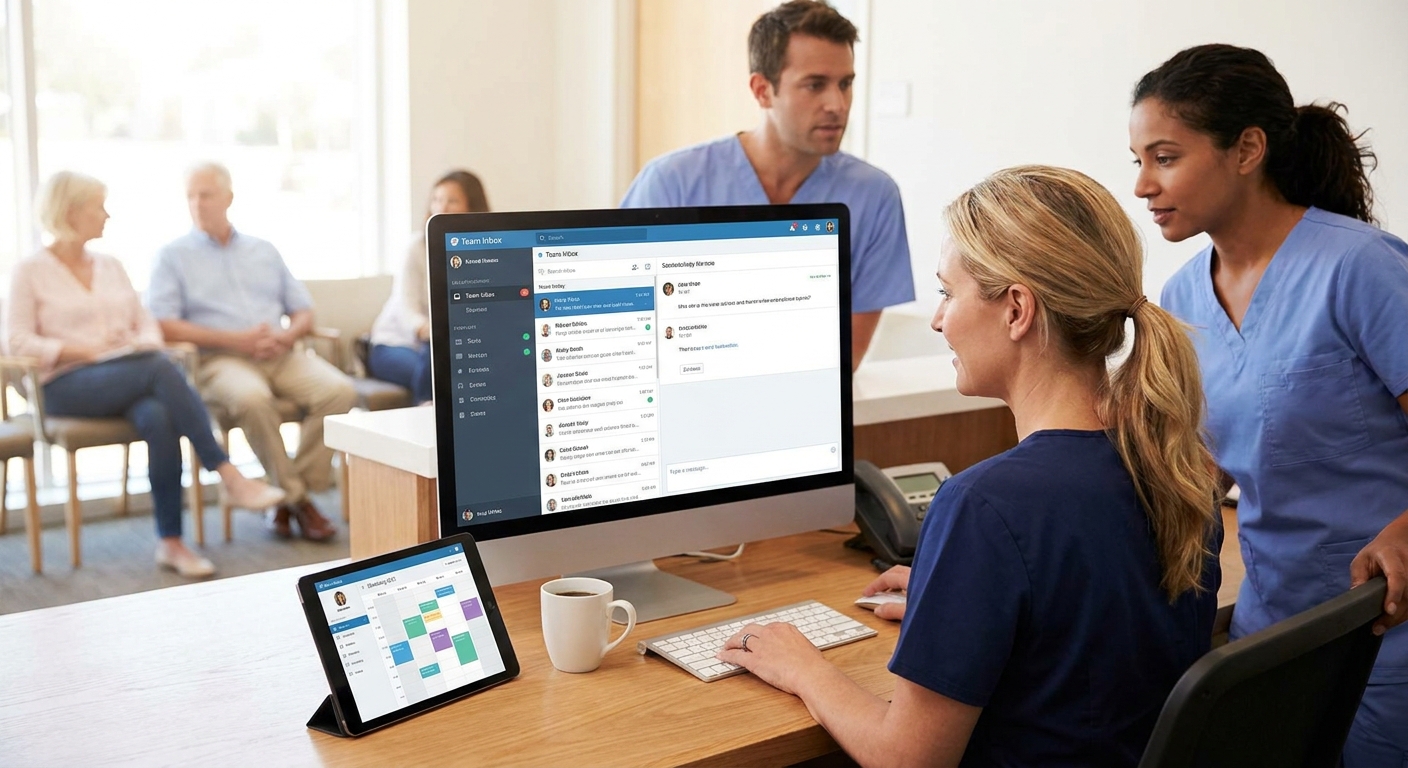 Team inbox software for healthcare front desks