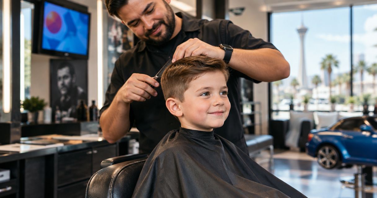 Choosing a Las Vegas barbershop for your child’s haircut