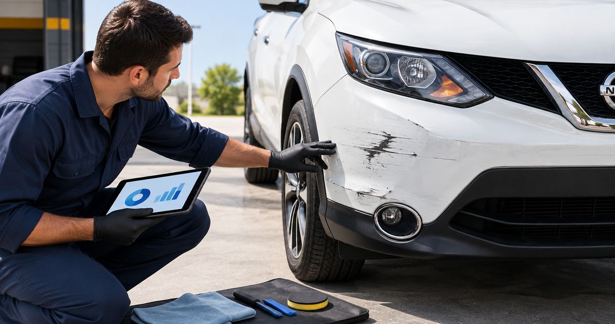 Can a bumper scrape be repaired without replacing the bumper?