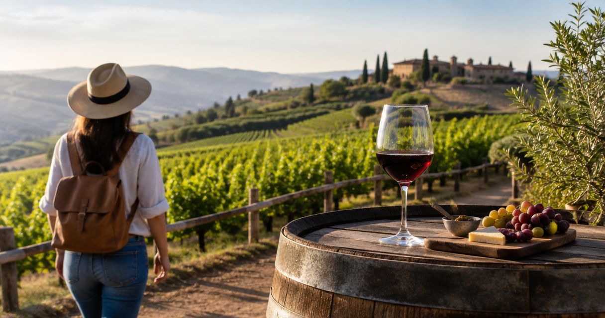 How many vineyards are on a typical wine trail?