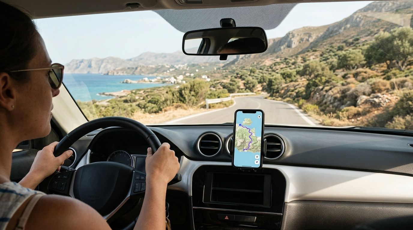 Google Maps offline navigation for Crete rental car trips: 2026 guide