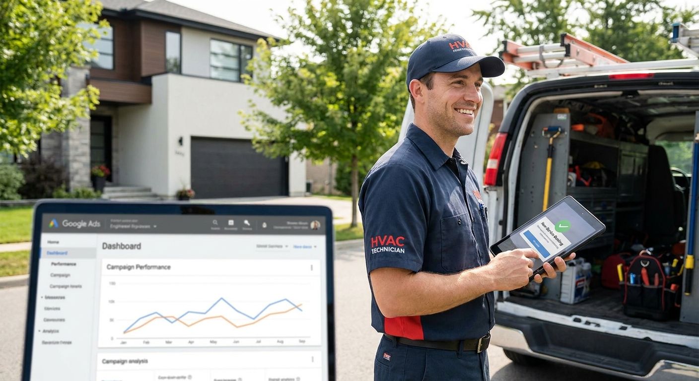 Google Ads for HVAC contractors that book more service calls