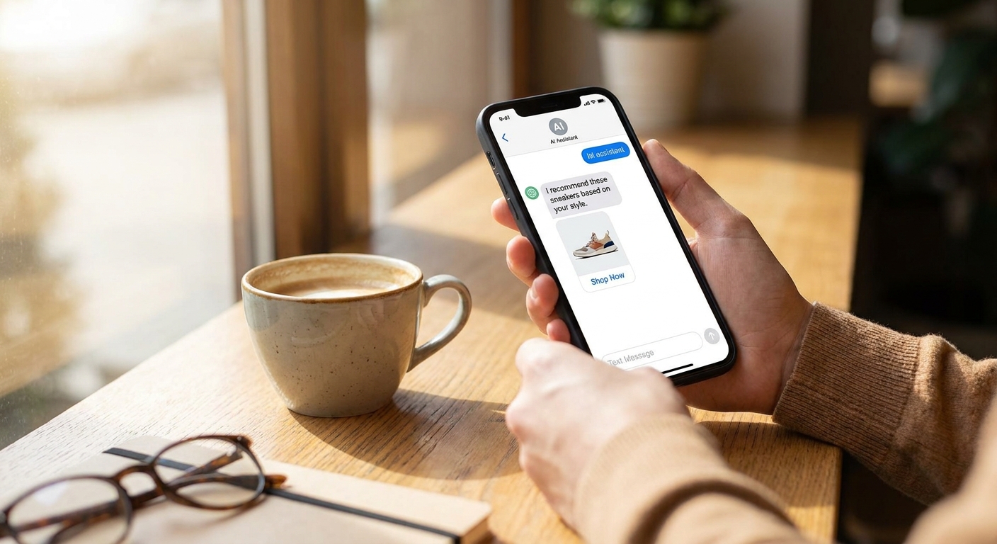 Conversational ads for AI shopping assistants