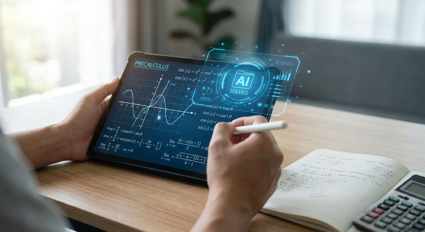 AI math solver for precalculus