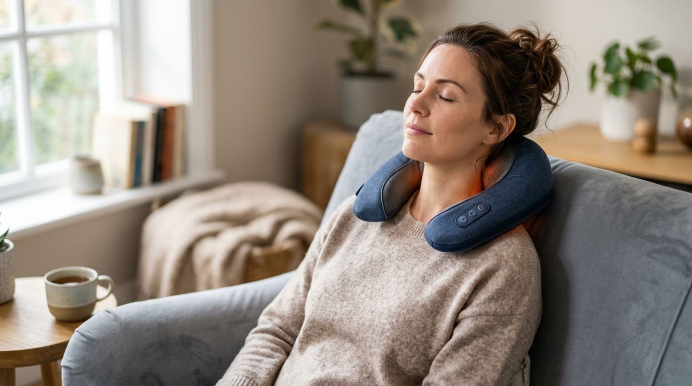Best heated neck massager for upper back pain