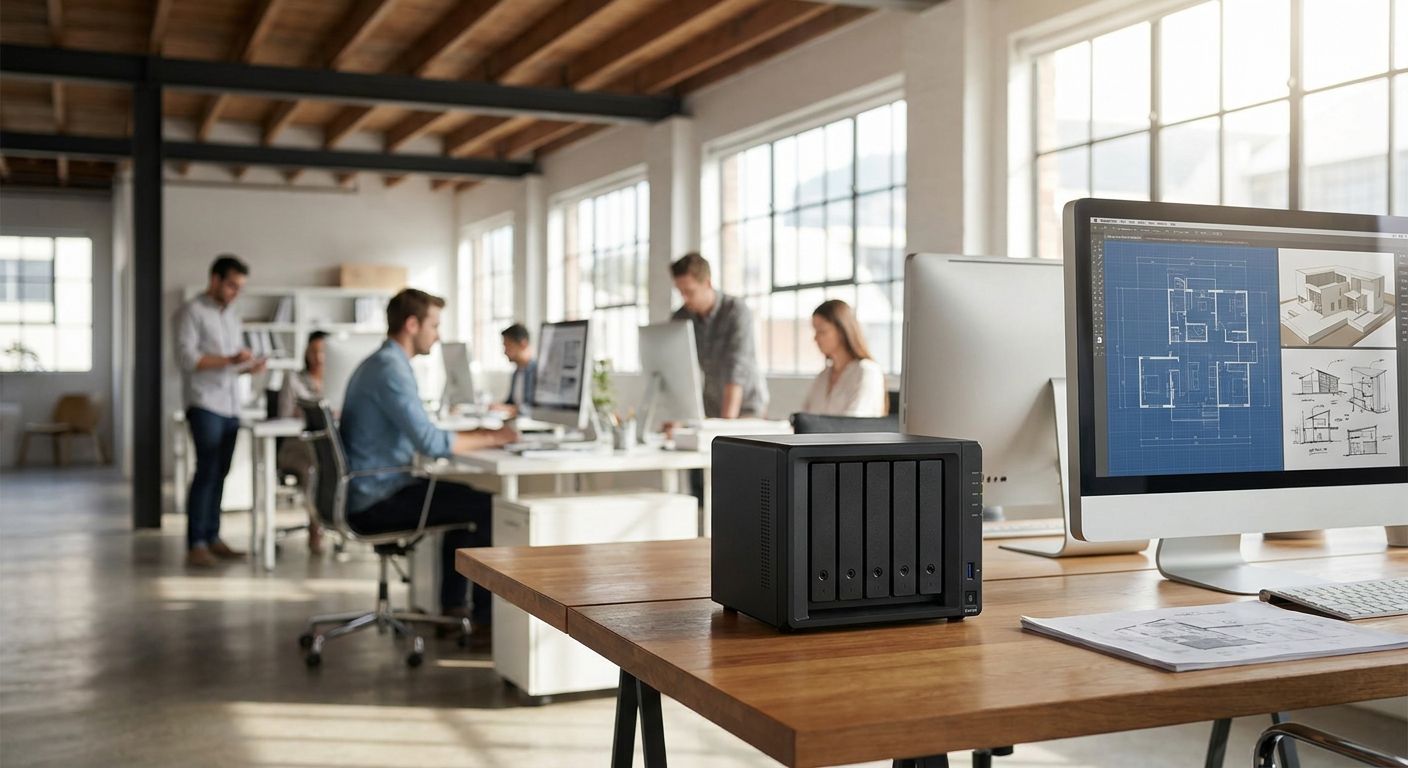 Network attached storage for architecture and design firms