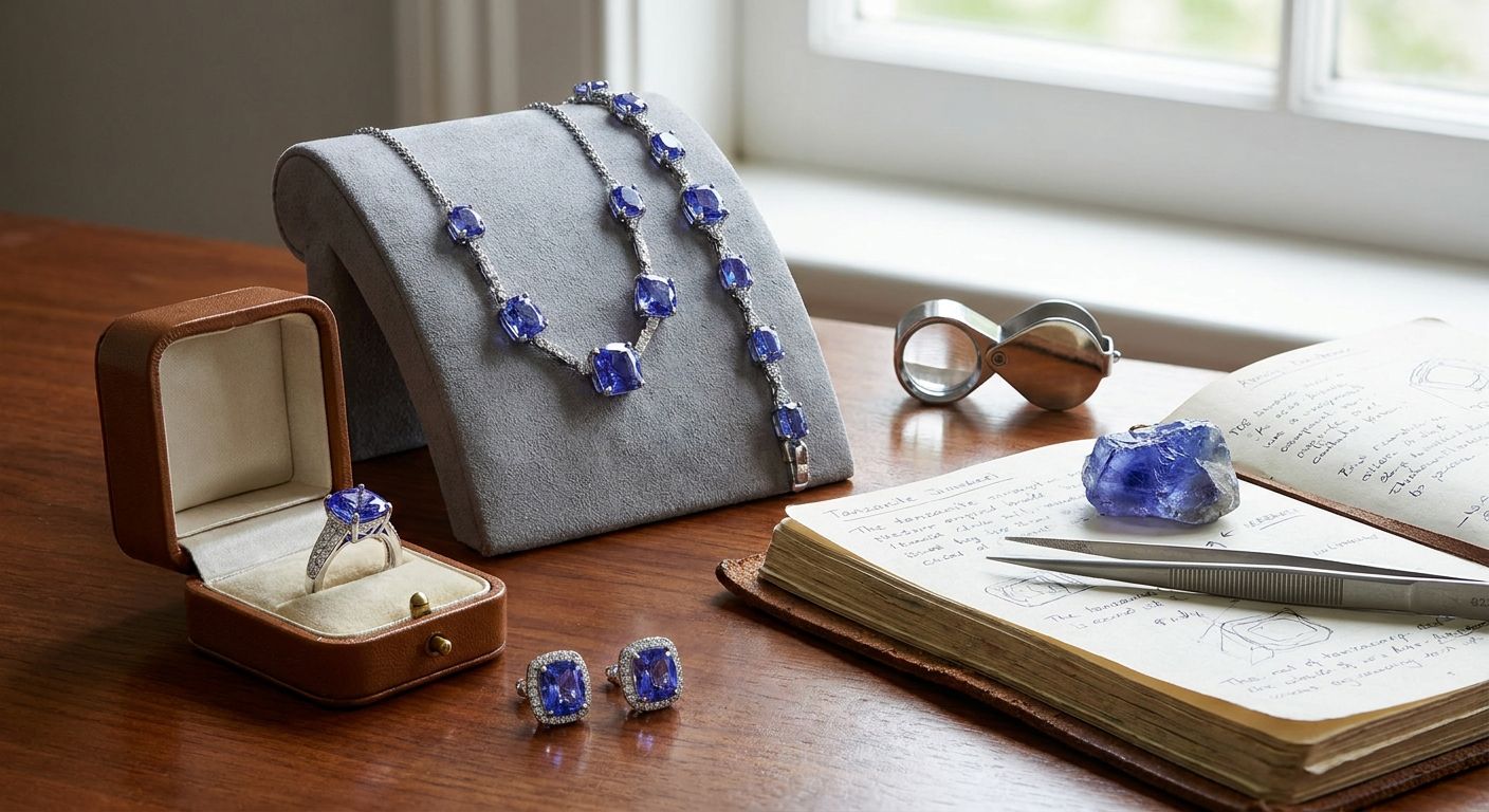 Tanzanite jewelry for gemstone collectors