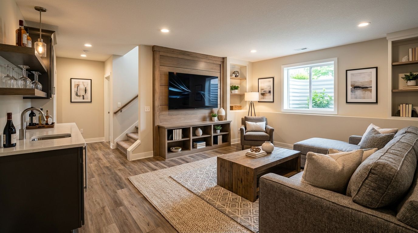 Best basement remodeling ideas for Central Iowa ranch homes