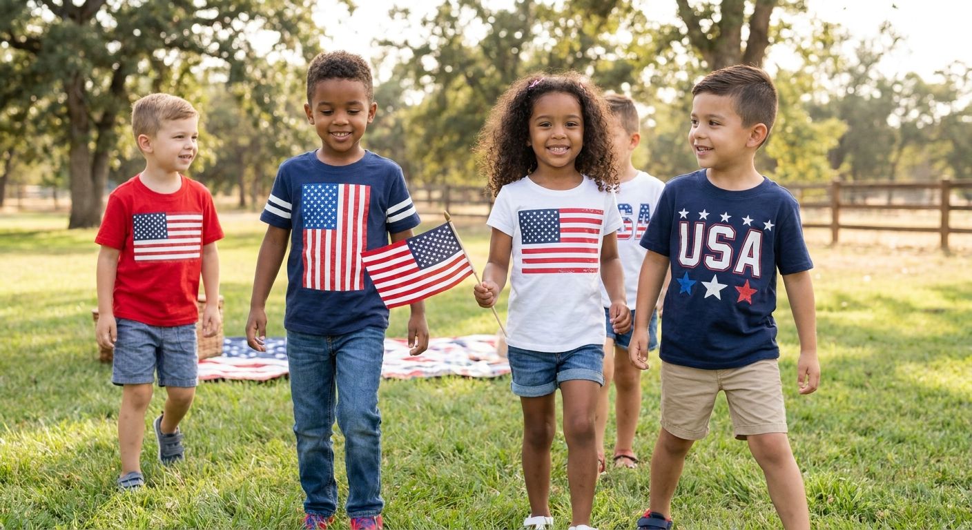 Patriotic t-shirts for kids