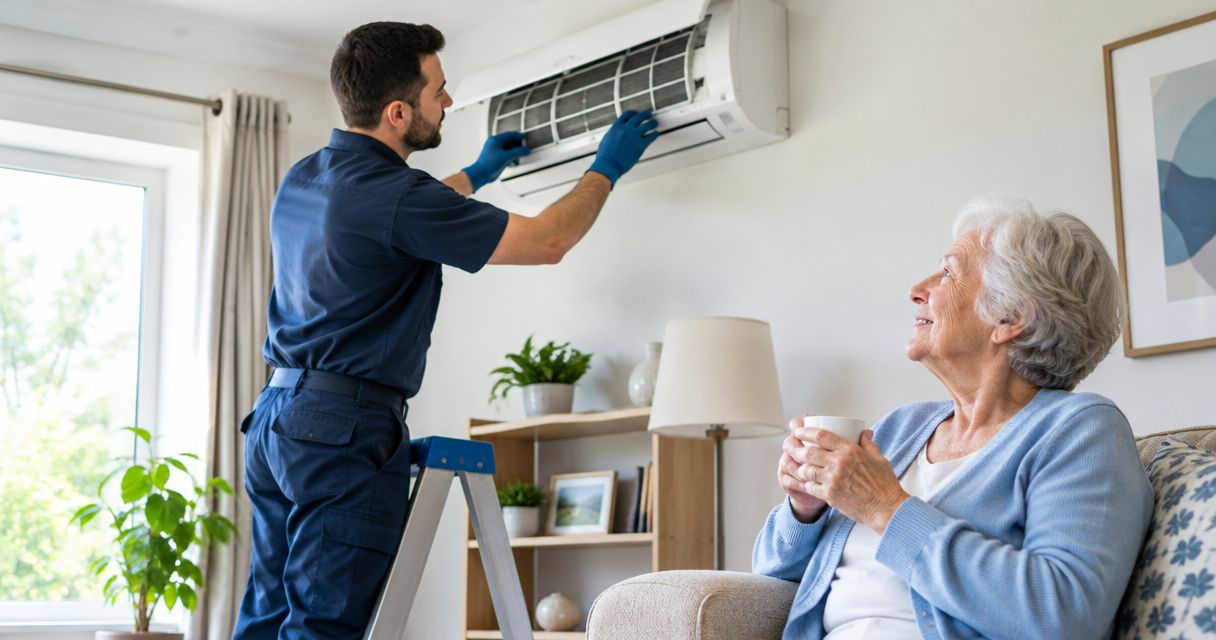 AC repair for elderly and senior NJ residents