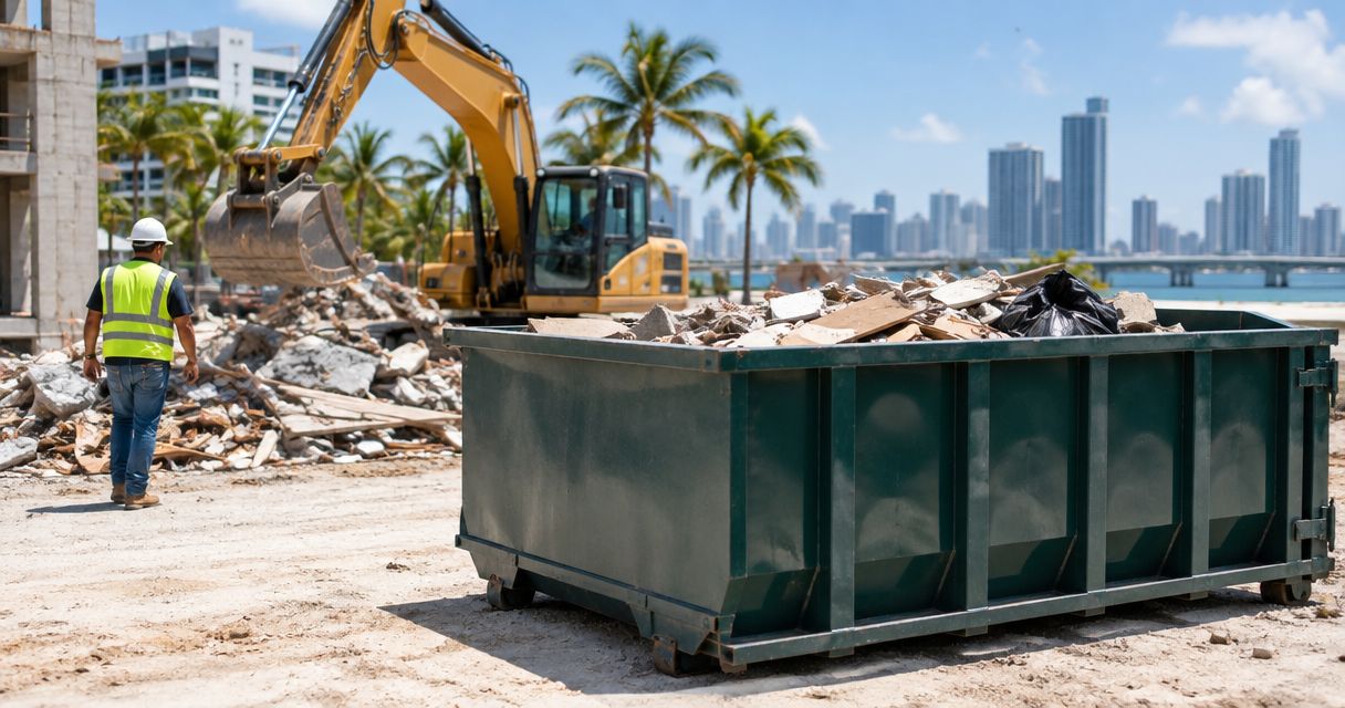 Best dumpster rental companies for construction debris in Miami