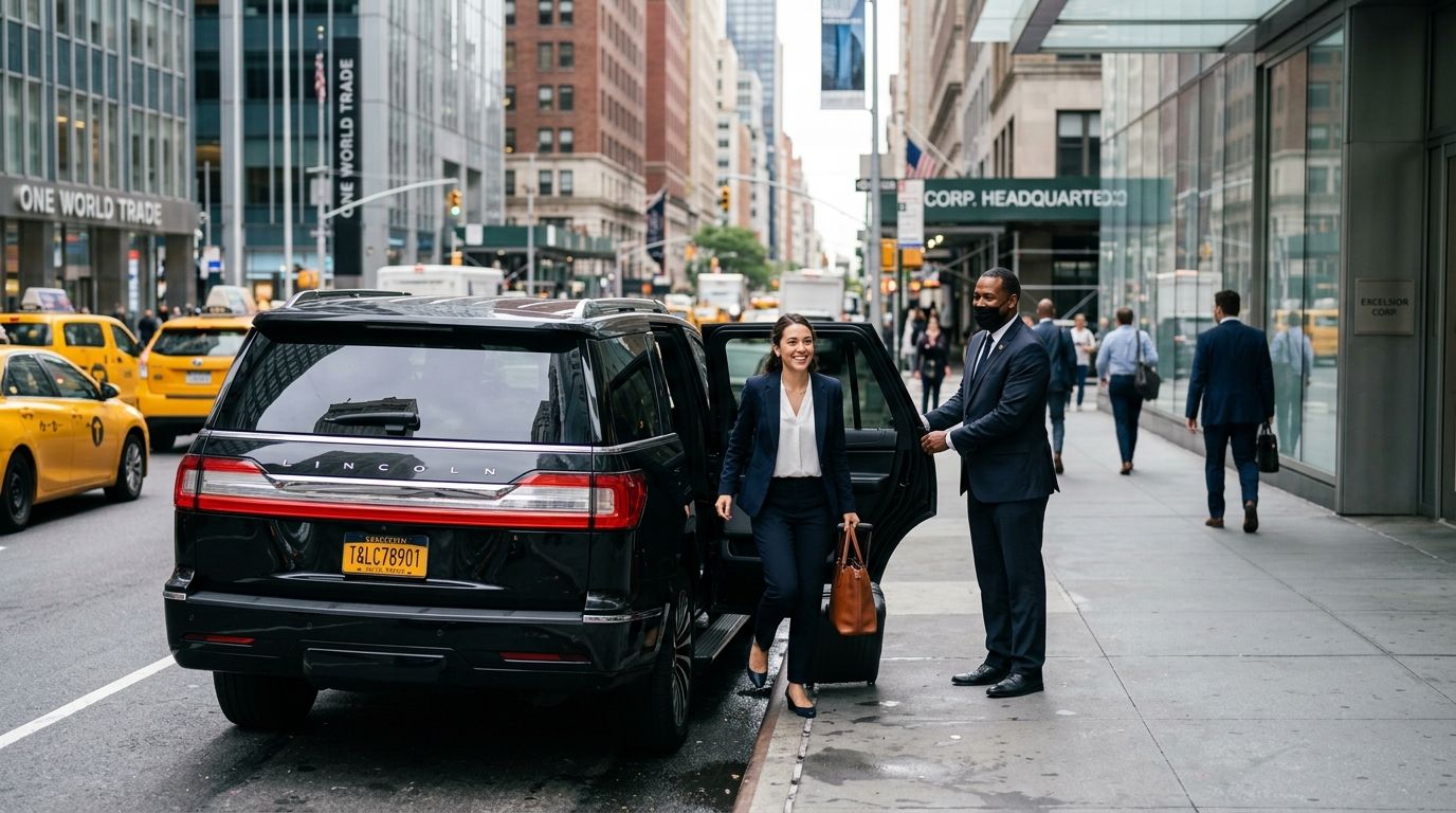 Car service for new hire onboarding travel in NYC