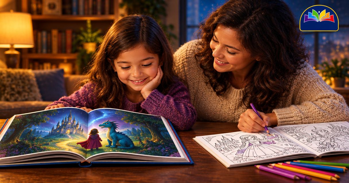 Personalized story book or coloring book: which gift fits?