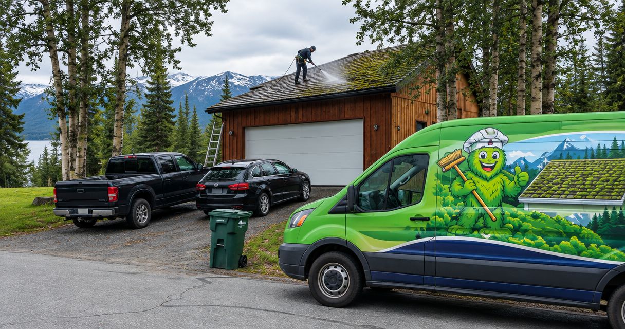 Moss removal for Butte, Alaska homes