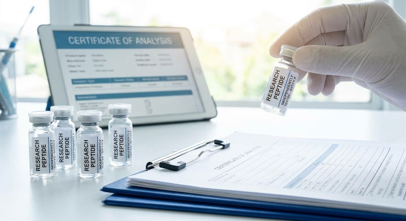 Third-party tested peptides for compliance-focused labs