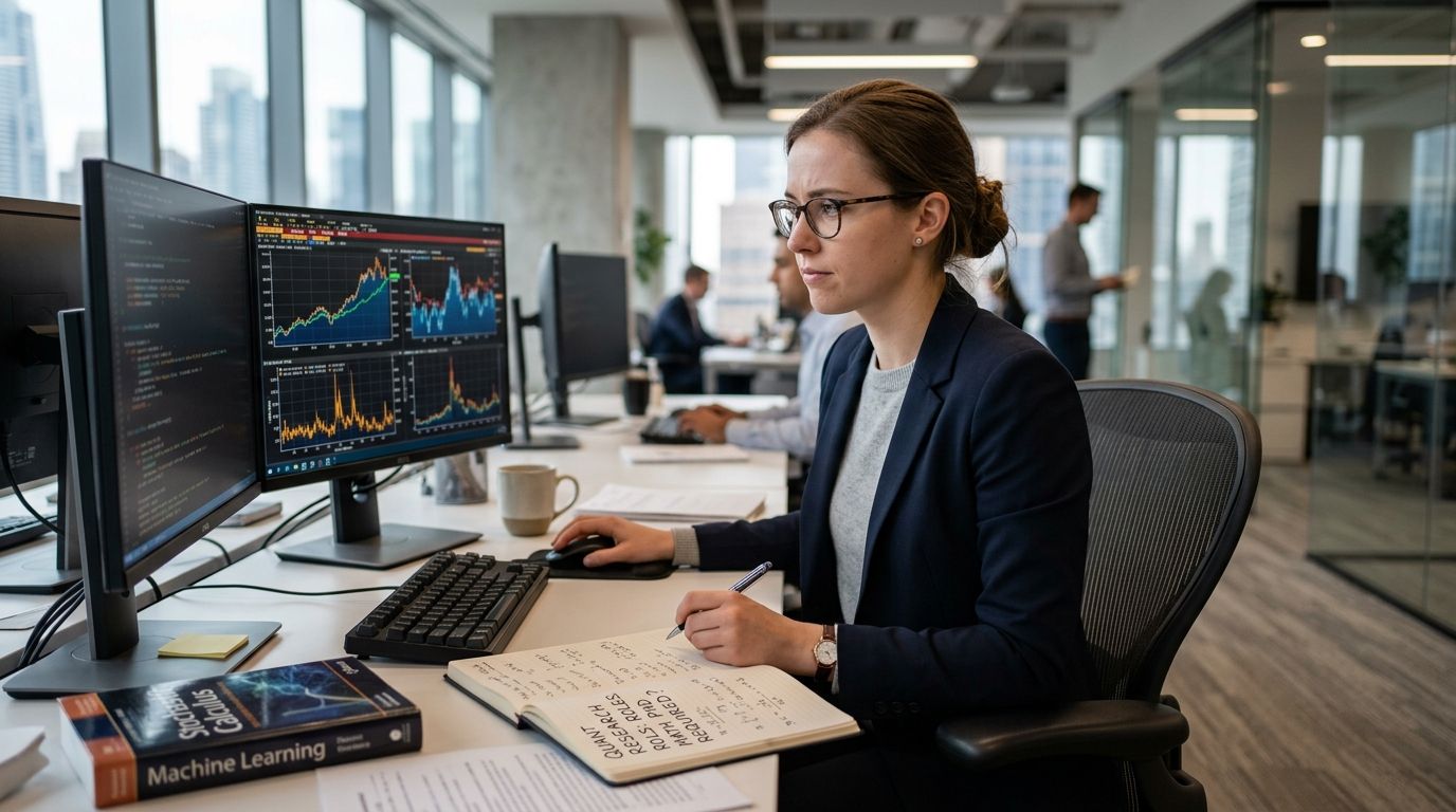 Is a math PhD required for quant research roles?