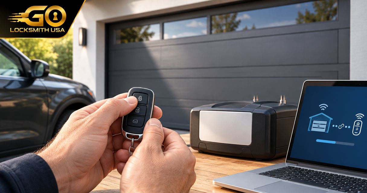 How to program a replacement key fob to unlock your garage door