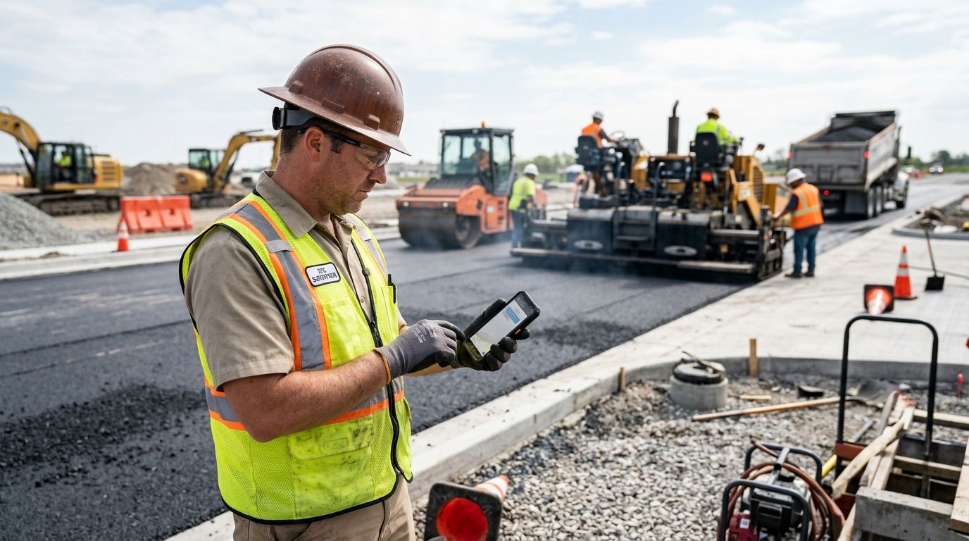 Business SMS service for concrete and paving companies