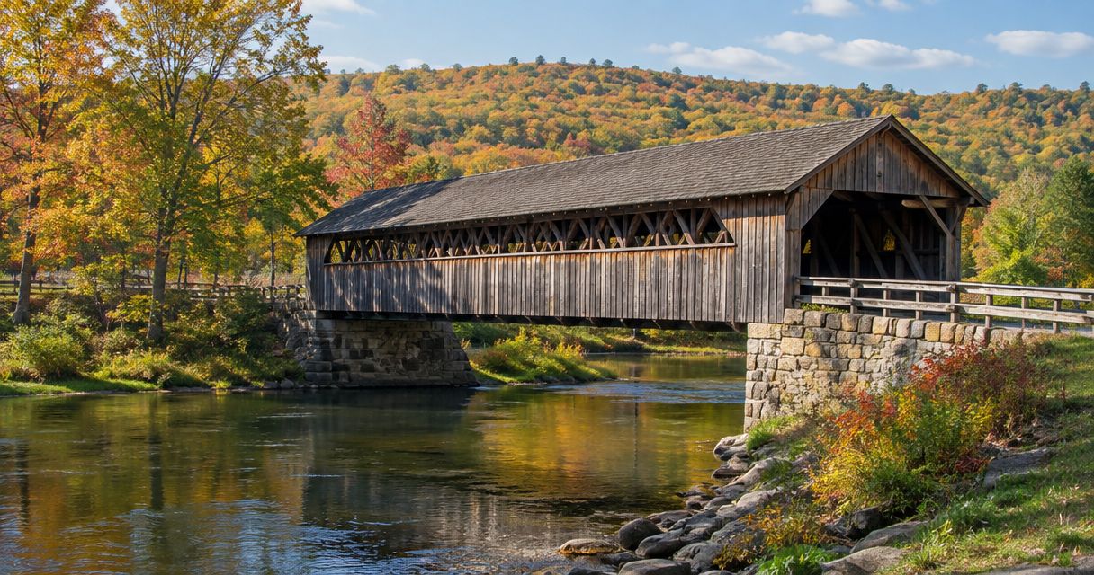 How many covered bridges are still standing in the US?