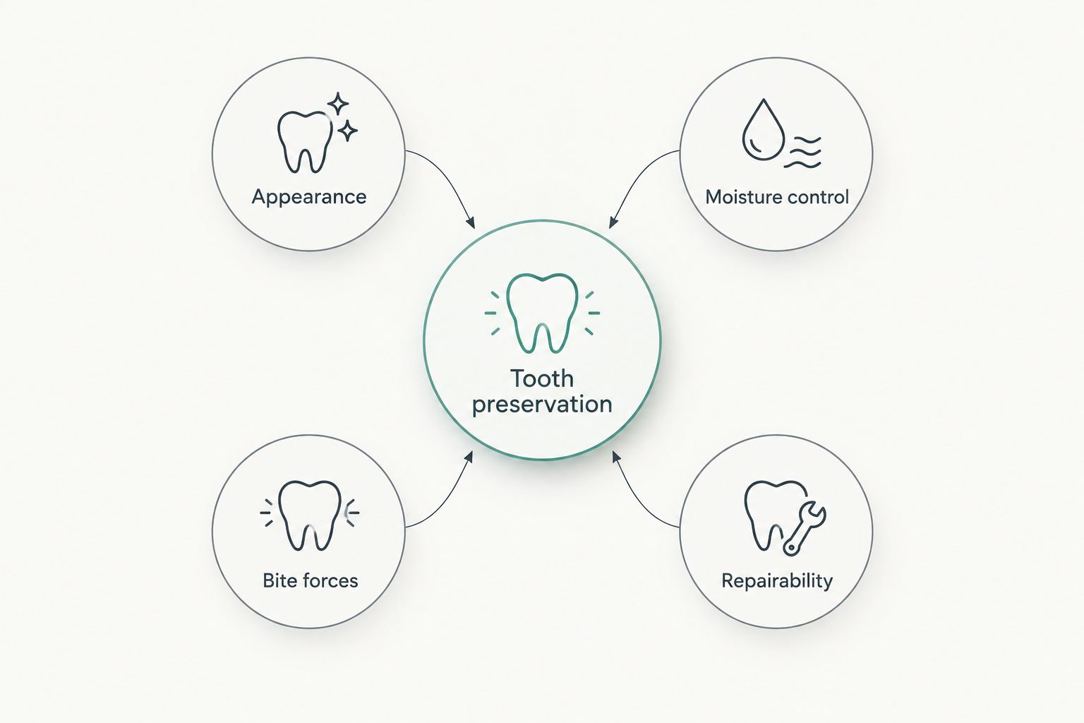 Five considerations for choosing a dental filling material