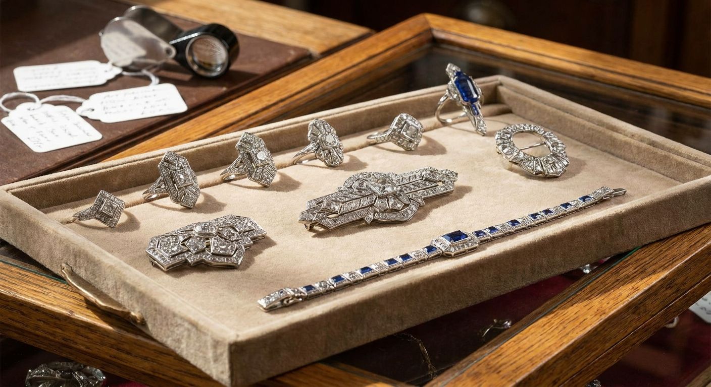 Art Deco jewelry for antique dealers